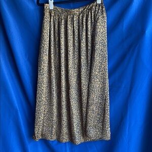 DR2 Silver Pleated A-Line Midi Skirt Cocktail